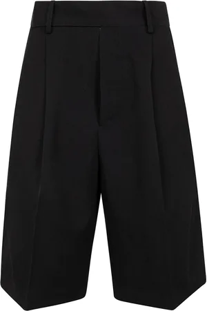 YOHJI YAMAMOTO Shorts con bolsillos