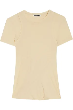 Jil Sander Playera con cuello redondo