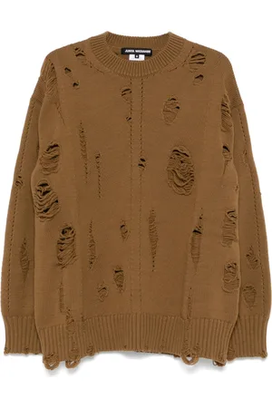 JUNYA WATANABE Suéter con detalles rasgados de x Comme Des Garçons