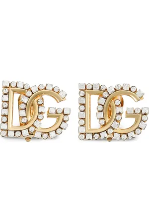 Dolce & Gabbana Aretes con detalle del logo
