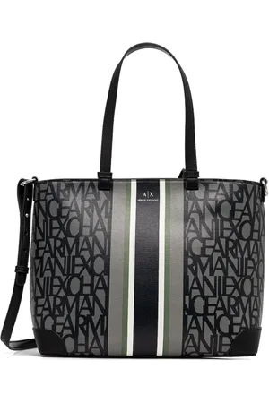 Armani Exchange Bolsa de mano con monograma