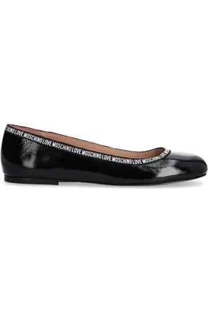 Moschino Flats con ribete del logo