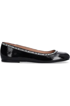 Moschino Flats con ribete del logo