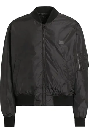 Dolce & Gabbana Chamarra bomber con placa del logo