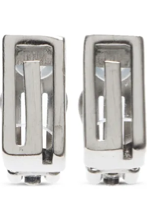 Givenchy Aretes de clip con logo 1990-2000