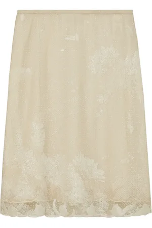 Tory Burch Falda con detalle de glitter