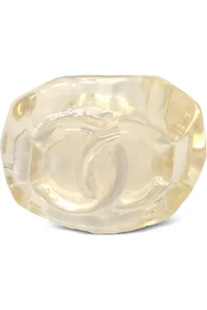 CHANEL Anillo con logo CC 2002