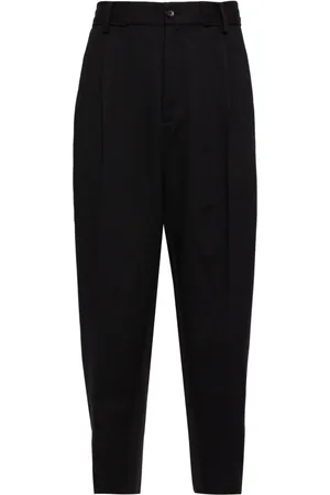 CROQUIS Pantalones tapered de sarga