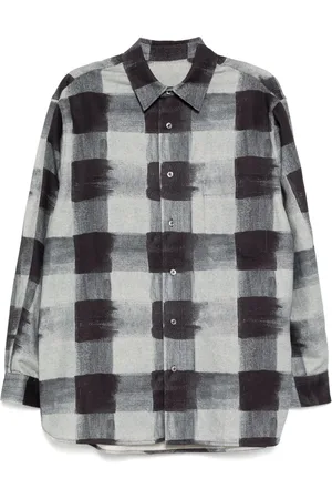 CROQUIS Camisa con motivo de cuadros