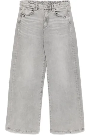 JNBY Jeans anchos con efecto lavado