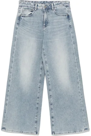 JNBY Jeans anchos con efecto lavado