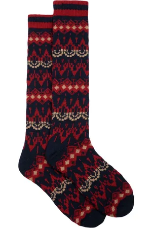 Bally Calcetines tejidos con motivo en intarsia