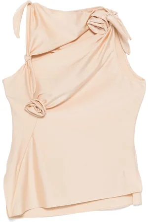COPERNI Camiseta asimétrica con motivo floral