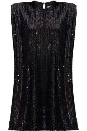 Golden Goose Vestido corto bordado con lentejuelas