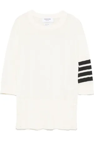 Thom Browne Suéter con motivo 4-Bar