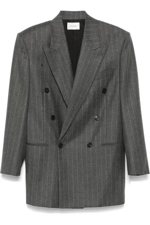 Saint Laurent Blazer con motivo de rayas