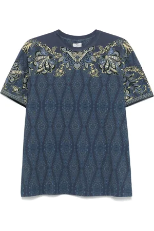 Etro Playera con estampado de cachemira