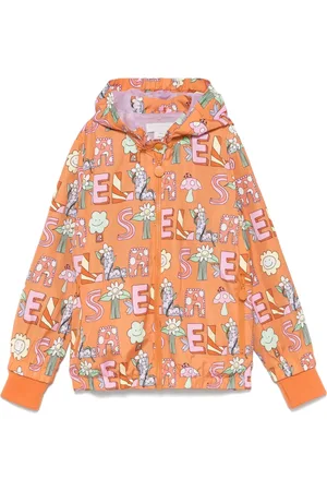 Stella McCartney Chamarra con logo estampado