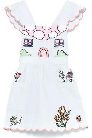 Stella McCartney Vestido con motivo bordado