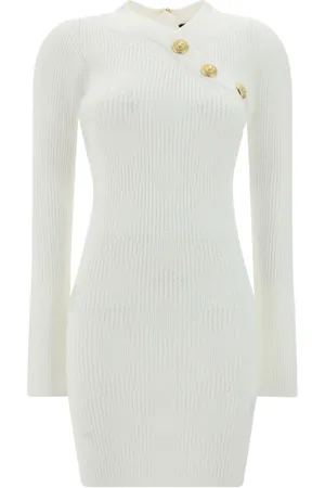 Balmain Vestido corto tejido