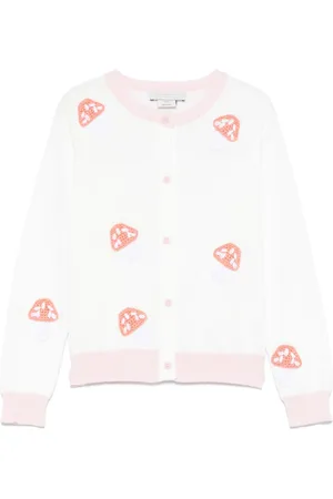 Stella McCartney Cárdigan con parche de champiñón