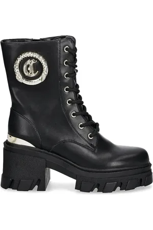 Roberto Cavalli Botines con placa del logo