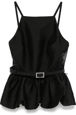 Self-Portrait Top con peplum
