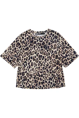 Bimba y Lola Playera con estampado de leopardo
