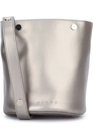 Marni Bolsa bucket con logo en relieve