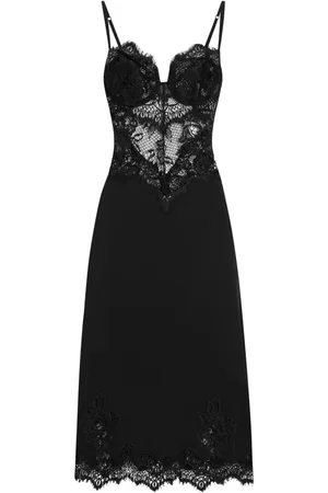 Dolce & Gabbana Vestido midi con encaje floral