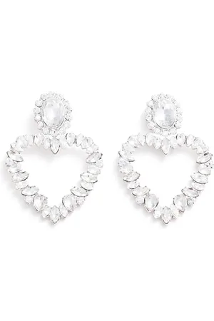 Self-Portrait Aretes con detalles de cristal
