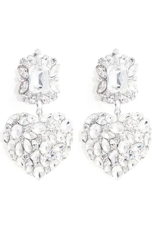 Self-Portrait Aretes con detalles de cristal