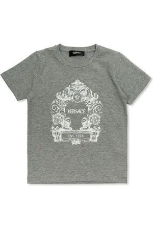 VERSACE Playera con estampado Cartouche