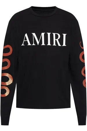AMIRI Playera manga larga con logo estampado