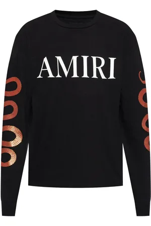 AMIRI Playera manga larga con logo estampado