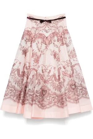 ZIMMERMANN Falda midi Crush