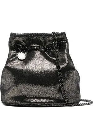 Stella McCartney Bolsa bucket metalizada