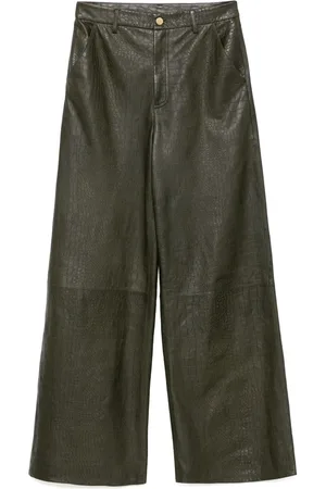 Cynthia Rowley Pantalones anchos con relieve