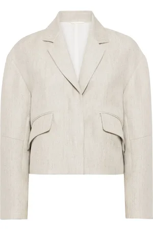 Brunello Cucinelli Blazer con detalle de cuentas Monili