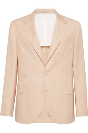 Brunello Cucinelli Blazer con estampado príncipe de Gales