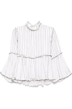 CHANEL Top con mangas acampanadas 2017