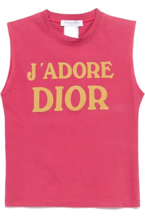 Dior Camiseta con logo estampado 2002