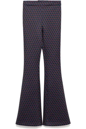 Cynthia Rowley Pantalones acampanados con motivos