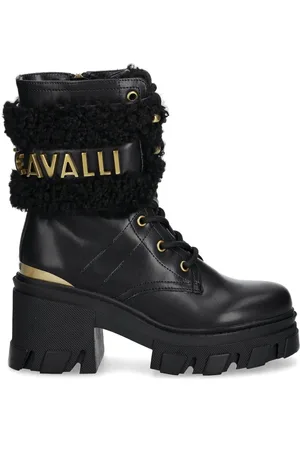 Roberto Cavalli Botas con letras del logo