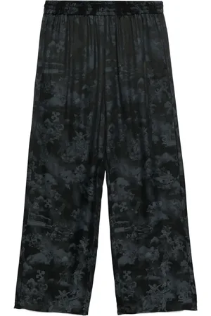OFF-WHITE Pants con motivo en jacquard