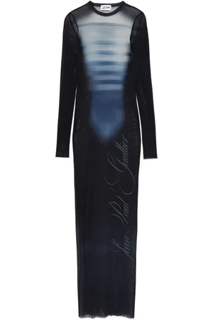 Jean Paul Gaultier Vestido largo de malla