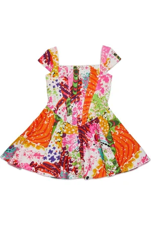 Dsquared2 Vestido con motivo de salpicadura de pintura
