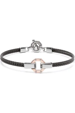 BARAKA Pulsera en oro rosa de 18kt con diamantes