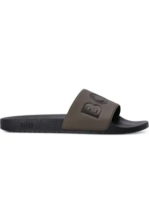 HUGO BOSS Flip flops con logo en relieve