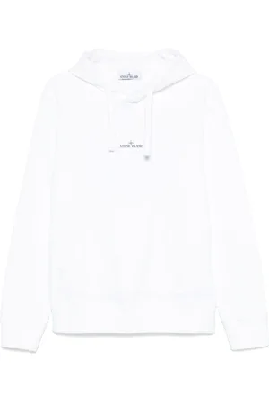 Stone Island Hoodie con logo estampado